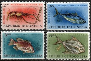 Indonesia Sc #589-592 Mint Hinged