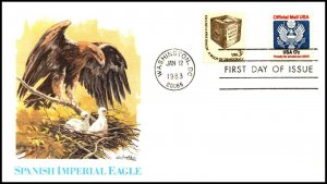 Scott O130 17 Cents Official Fleetwood FDC Unaddressed