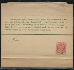 Transval Postal Stationery Wrapper H&G 2 Unused