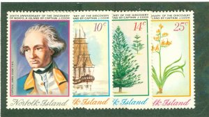 NORFOLK ISLAND 175-8 MH CV $4.85 BIN $2.20