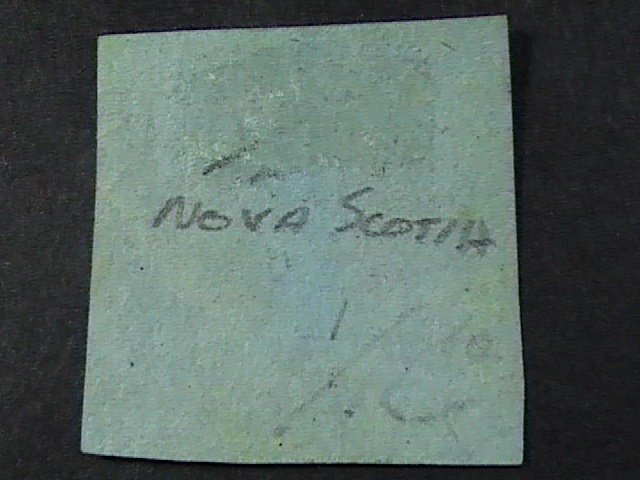 NOVA SCOTIA # 1-USED---------2 MARGIN-------1853