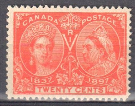 Canada #59 Mint F-VF OG NH C$825.00 -- Jubilee --