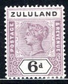 Zululand #19 VF,  Unused,  CV $24.00 ....   7170023