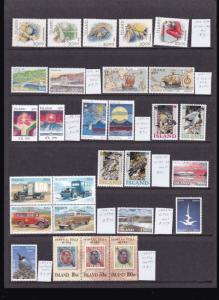 Iceland 1958-200 Fresh MNH collection Cat.$1,008 (Offer)