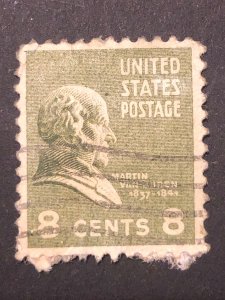 United States 8 cents stamp, stamp mix good perf. Nice colour used stamp hs:1