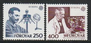 1983 Faroe Islands - Sc 95-6 - MNH VF - 2 single - Europa