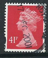 GB Machin 41p QE II  SG Y1714  Fine Used