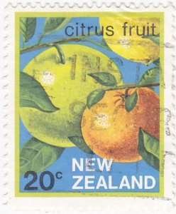 New Zealand 1982 FruitsCitrus - 20c used