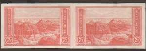 # 757 Mint No Gum As Issued Vertical Line Red Grand Canyon National Parks