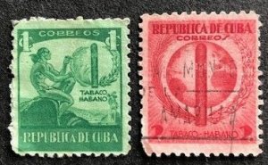 Cuba 356-357 Used