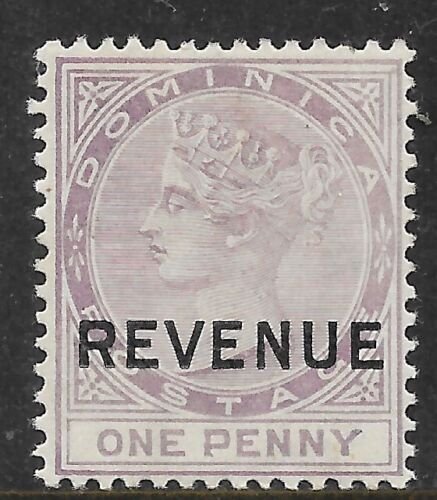 DOMINICA SGR4 1888 1d LILAC REVENUE MTD MINT 