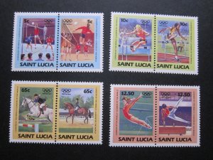 St Lucia 1984 Sc 665-668 set MNH