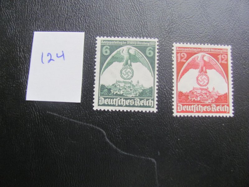 Germany 1935 MNH 465-466 SET XF 20 EUROS (124)