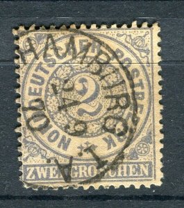 GERMANY; NORTHERN STATES 1868-70 classic rouletted issue used 2g. value