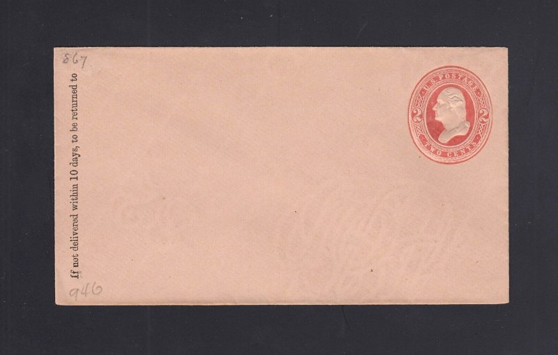 U239, UPSS #716-6 Mint Envelope, Cat $22.00
