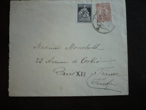 Postal History - Romania - Scott# 277, RA14 - Mailed to Paris, France.