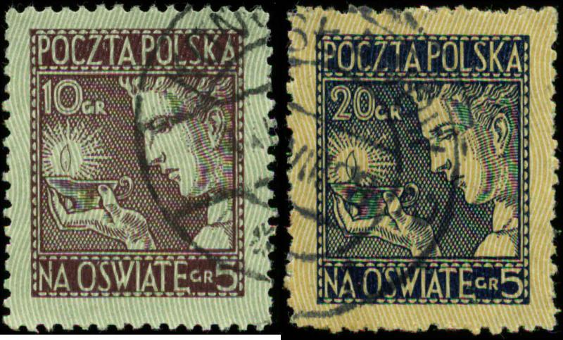 Poland Scott #B26 - #B27 Complete Set of 2 Used