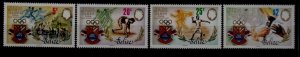 Belize 722-25 MNH Olympic-84 SCV3.70