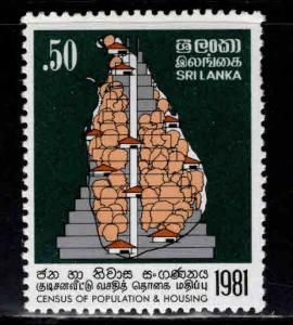 Sri Lanka Scott 598 MNH** 1981 Housing Census stamp