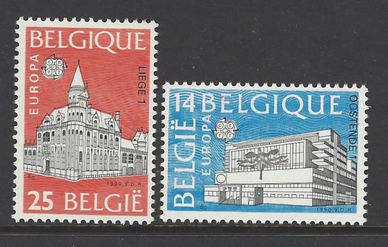 Belgium 1990 Europa VF MNH (1343-4)