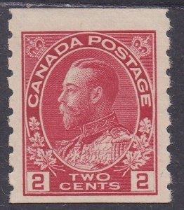 CANADA 1912 KGV 2C COIL IMPERF X PERF 8