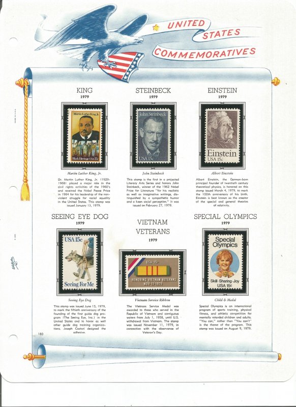 USA Postal Stamps MNH 1979 (15 stamps)