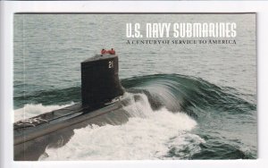 2000 U.S. Navy Submarines Prestige Booklet, complete with stamps #BK279 (F33203)