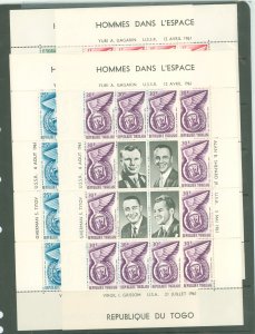 Togo #417-420 Mint (NH) Single (Complete Set) (Space)