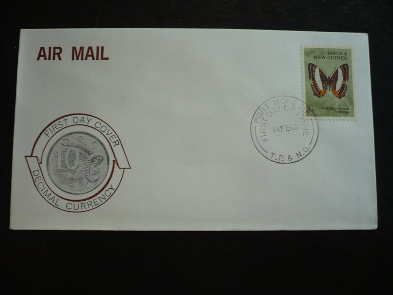 Postal History - Papua New Guinea - Scott# 210 - First Day Cover