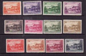 Norfolk Is.-Sc#1-12-Unused  hinge remnant set-Definitives-1947-