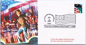 2006 FLEETWOOD U.S. PATRIOTIC SERIES YOU'RE A GRAND OLD FLAG (1906)