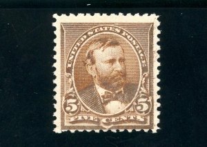 USAstamps Unused FVF US 1890 Regular Issue Grant Scott 223 OG MVLH 