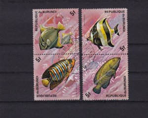 SA23i Burundi 1974 Fish used pairs