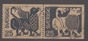 Sweden # 742a, Griffin, Used