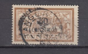 J45924 JL stamps 1902-10 french morocco used #20 ovp,t