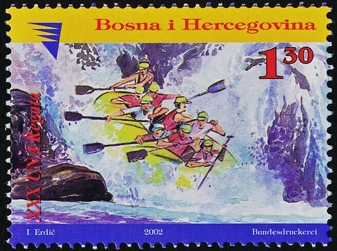 Bosnia & Herzegovina Bosniak Govt 417 MNH Una River Regatta, Rafting