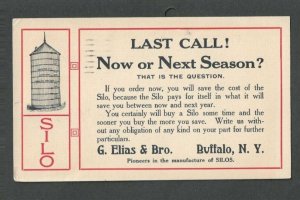 1913 Buffalo NY G Elias & Brothers Silo Manufacturers
