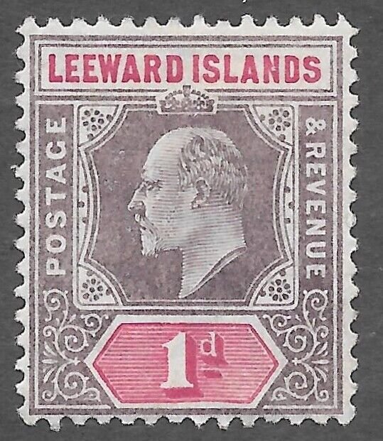 Leeward Islands (1902) - Scott # 21,  MH