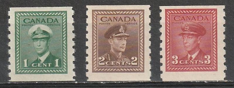 #262-65 Canada Mint OGNH Coils George VI