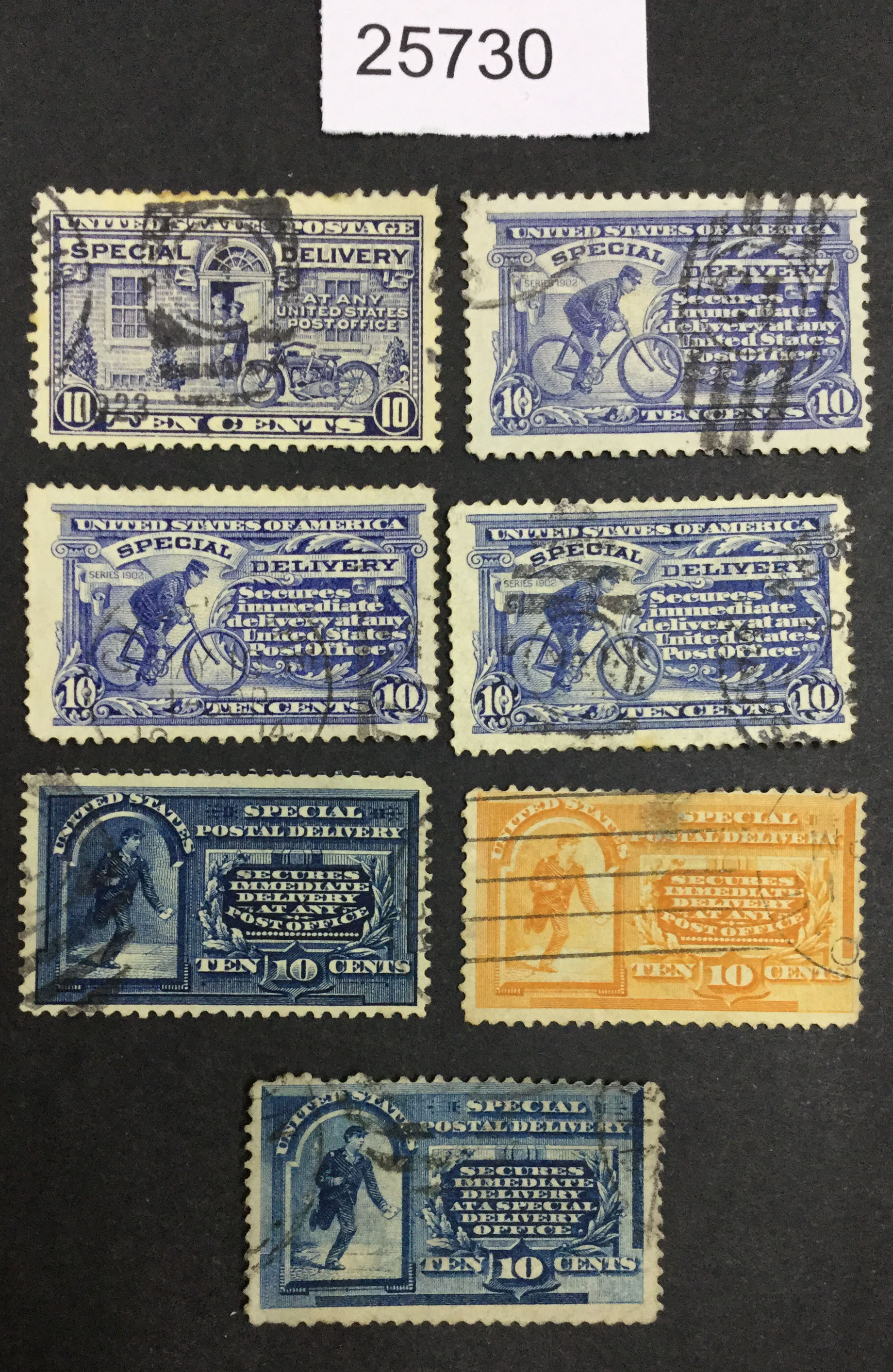 US Stamps #E1/E12 Used LOT #25730 | United States, Special Delivery ...