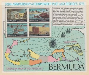 Bermuda #329-332 Stamps - Mint NH Souvenir Sheet