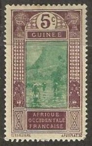 French Guinea 67, mint, hinge remnant,  1922. (F396)