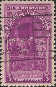 # 854 USED WASHINGTON INAUGURATION