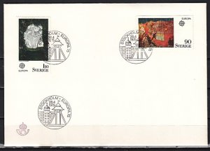 Sweden, Scott cat. 1117-1118. Europa issue. First day cover. ^