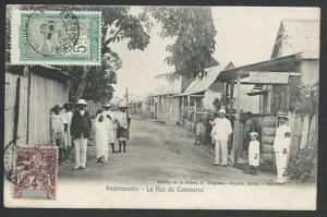 MADAGASCAR 1912 postcard ex AMBOSITRA to UK................................61925