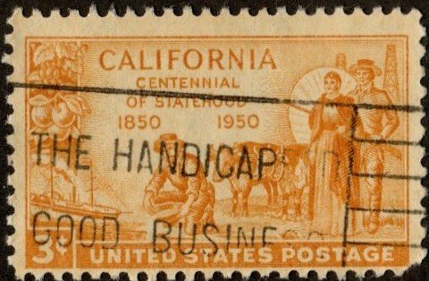 United States 997 - Used - 3c California, 100 years (1950) +