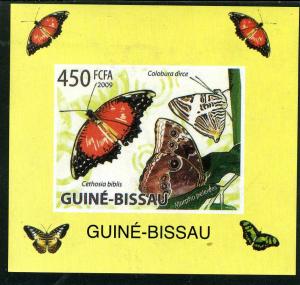 Guinea Bissau 2009 BUTTERFLIES Deluxe Souvenir Sheet Mint (NH) #4