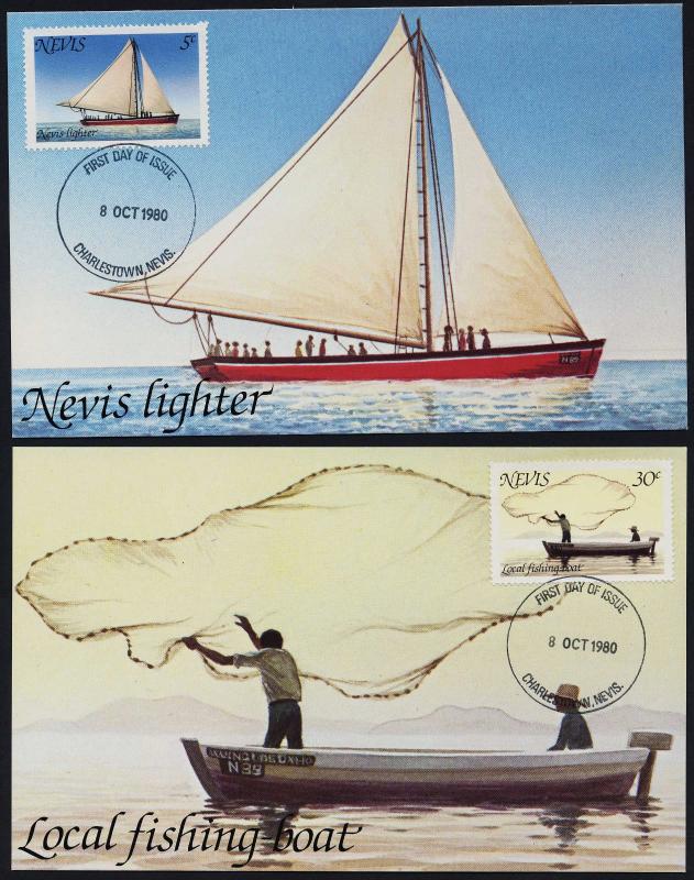 Nevis 114-7 on Maxi Cards - Sailing Ships