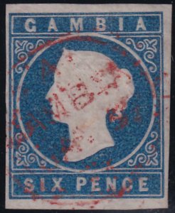 Gambia 1869 SC 2 Used 
