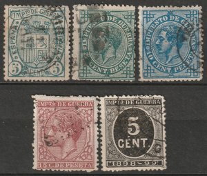 Spain 1875-98 war tax selection used